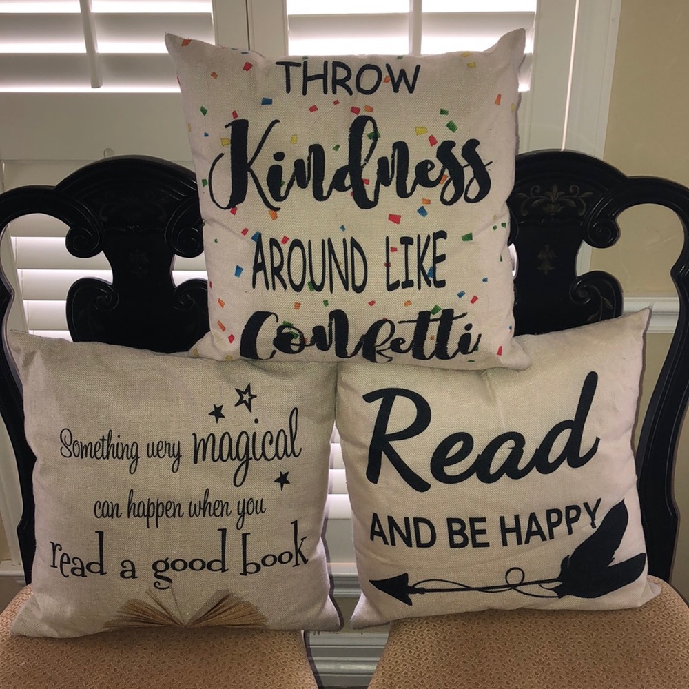 Throw pillow covers